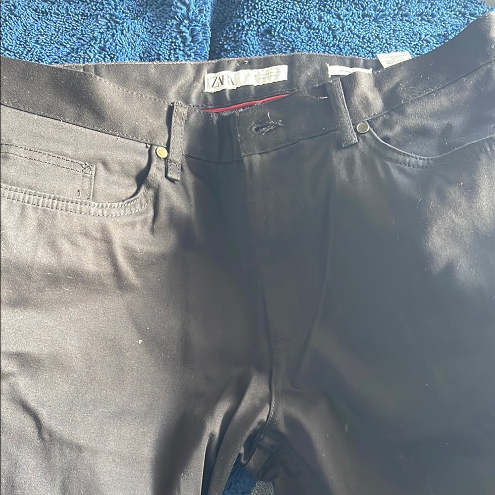 Zara Black Chinos for Men